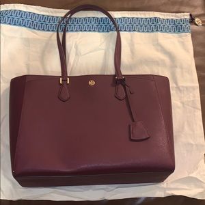Tory Burch Robinson Saffiano Leather Tote